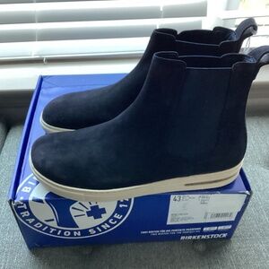 Birkenstock Men's Bend Suede Leather Chelsea Boots, US 10/EU 43